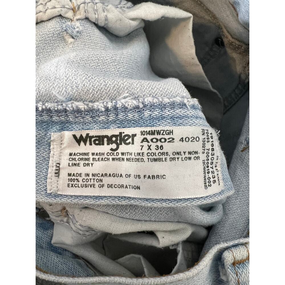 Wrangler The Original Cowboy Cut Jeans Size 7x36 Natural Rise Slim womens - Picture 6 of 8